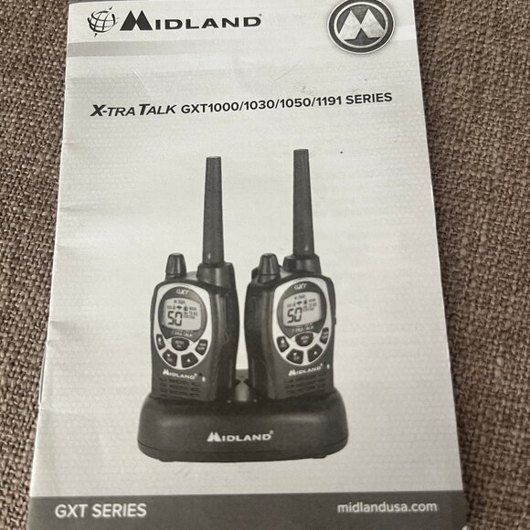Midland GXT 1000 Series Walkie Talkie   2 Pack, NEW - Picture 8 of 10